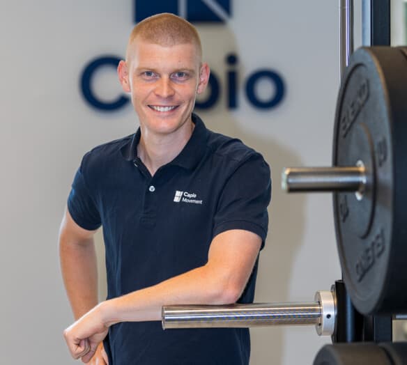 Filip, fysioterapeut, Capio Movement Idrottsmottagning