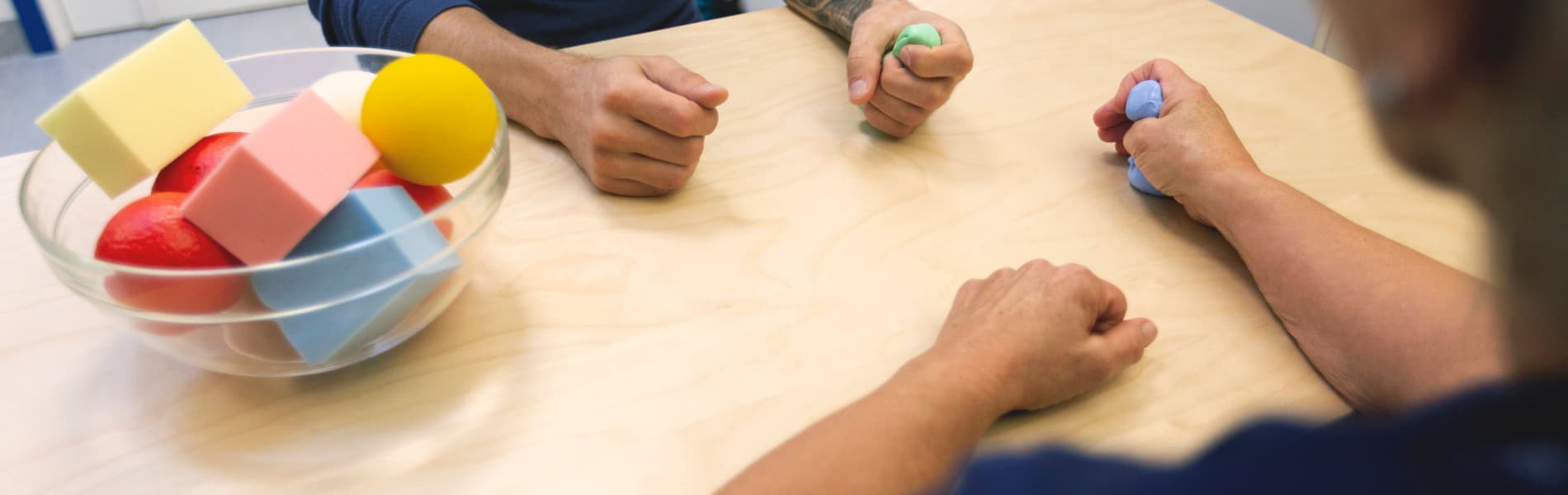 Arbetsterapi med lera