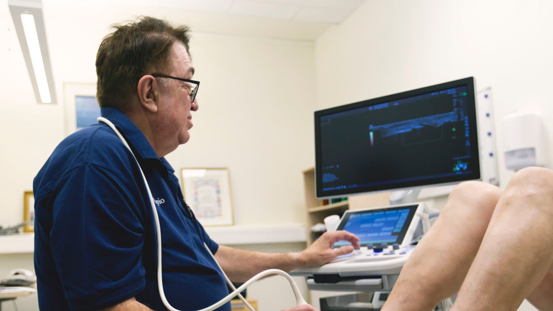 Ultraljudsundersökning på fot