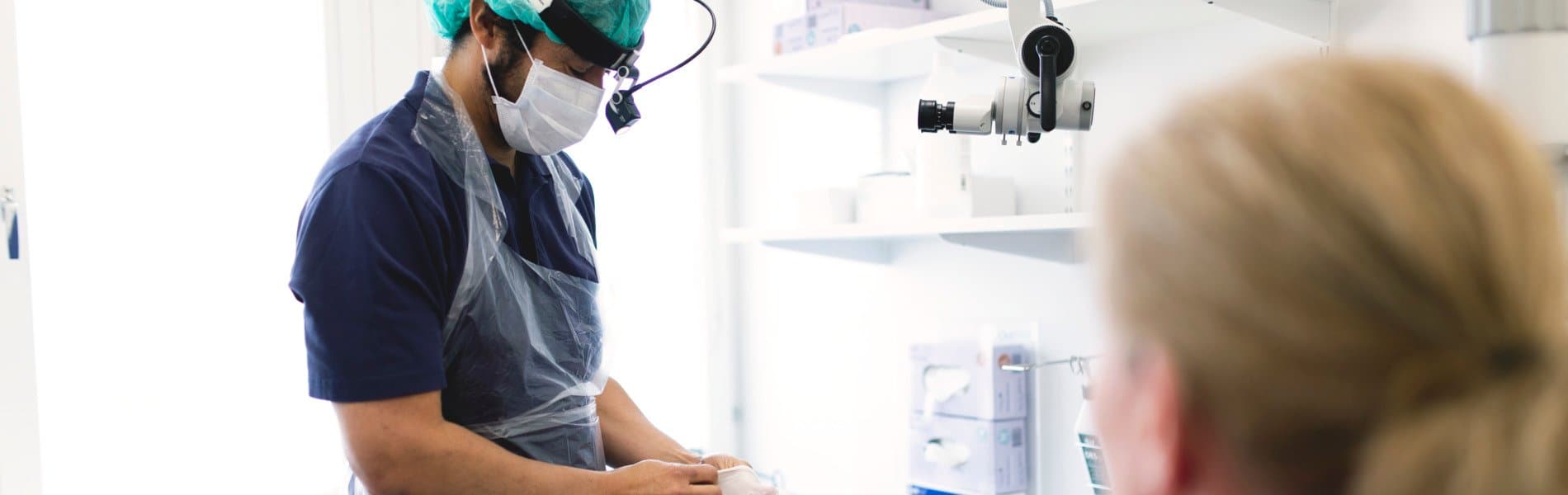 läkare med patient läkare med patient