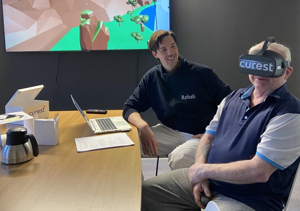 Victor Stenberg med patient Victor Stenberg med patient