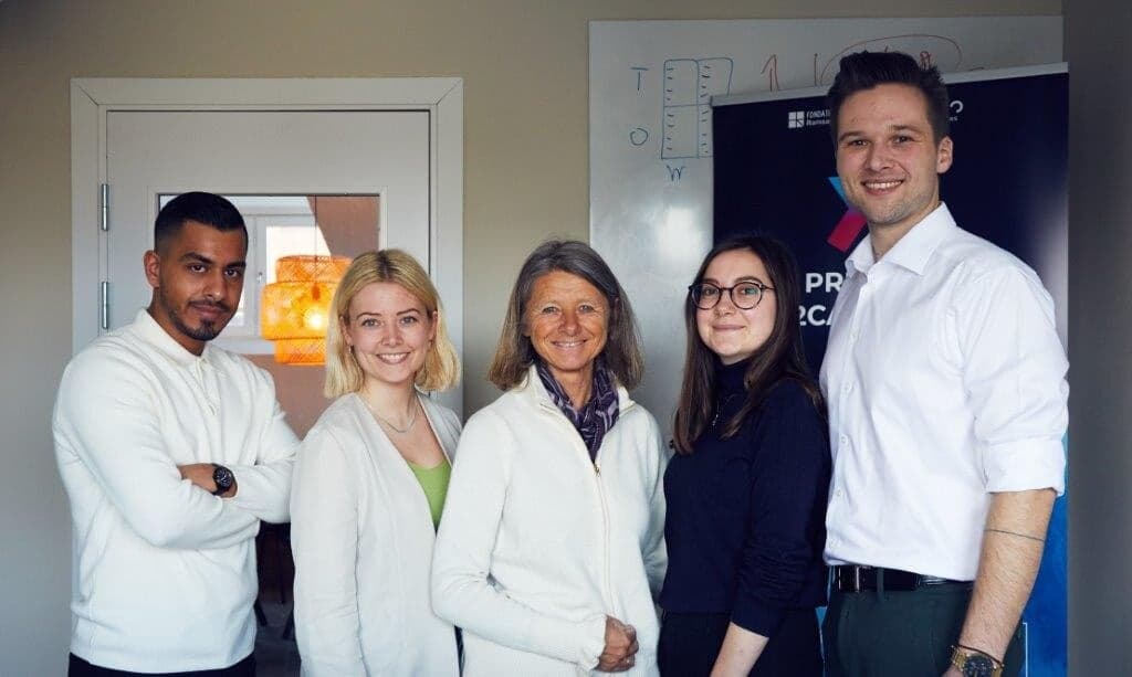 På bilden ser vi ett av företagen i årets kohort: Hato Medical från Danmark På bilden ser vi ett av företagen i årets kohort: Hato Medical från Danmark