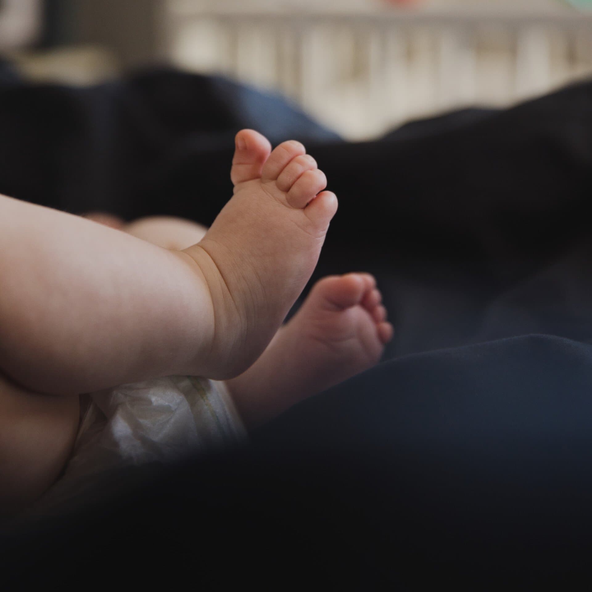 Bild på bebisfötter Bild på bebisfötter