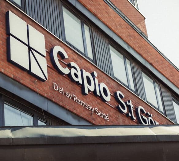 Fasadskylt Capio Fasadskylt Capio