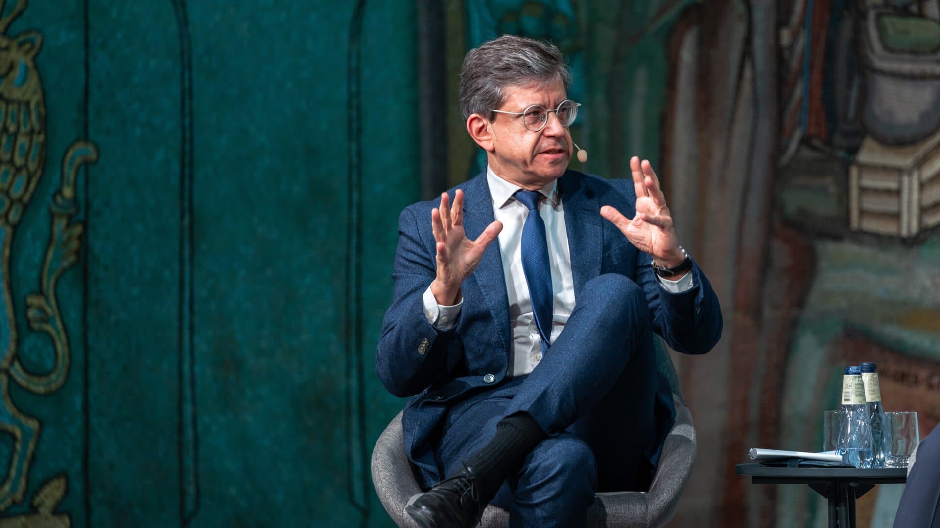 Pascal Roché på Näringslivsseminarium Pascal Roché på Näringslivsseminarium