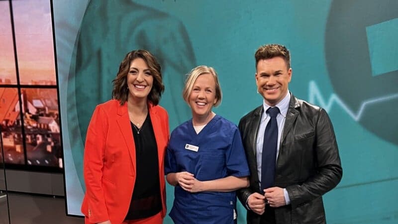 Lina Vigren i Nyhetsmorgon Lina Vigren i Nyhetsmorgon