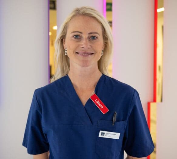 Karin Dembrower, överläkare och medicinskt ansvarig på Mammografiavdelningen. Karin Dembrower, överläkare och medicinskt ansvarig på Mammografiavdelningen.