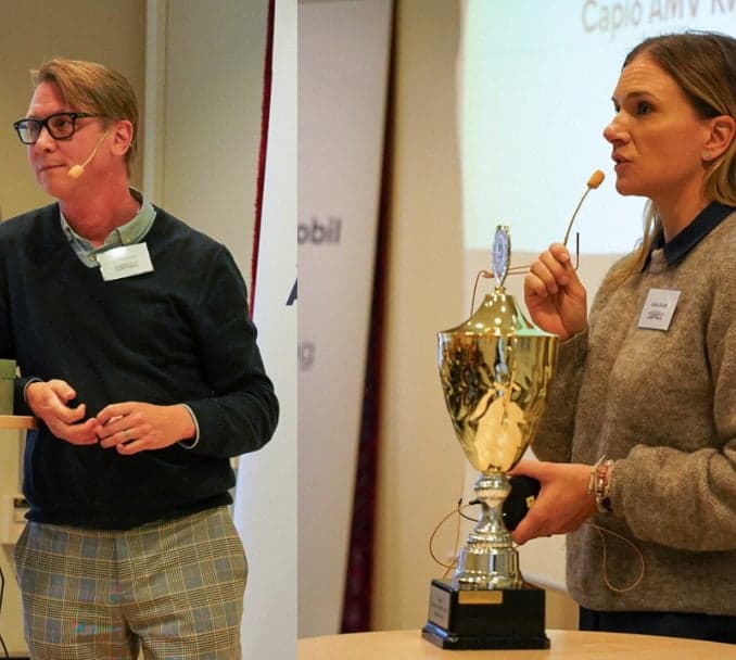 Jonas Bergström och Camilla Ekeblom