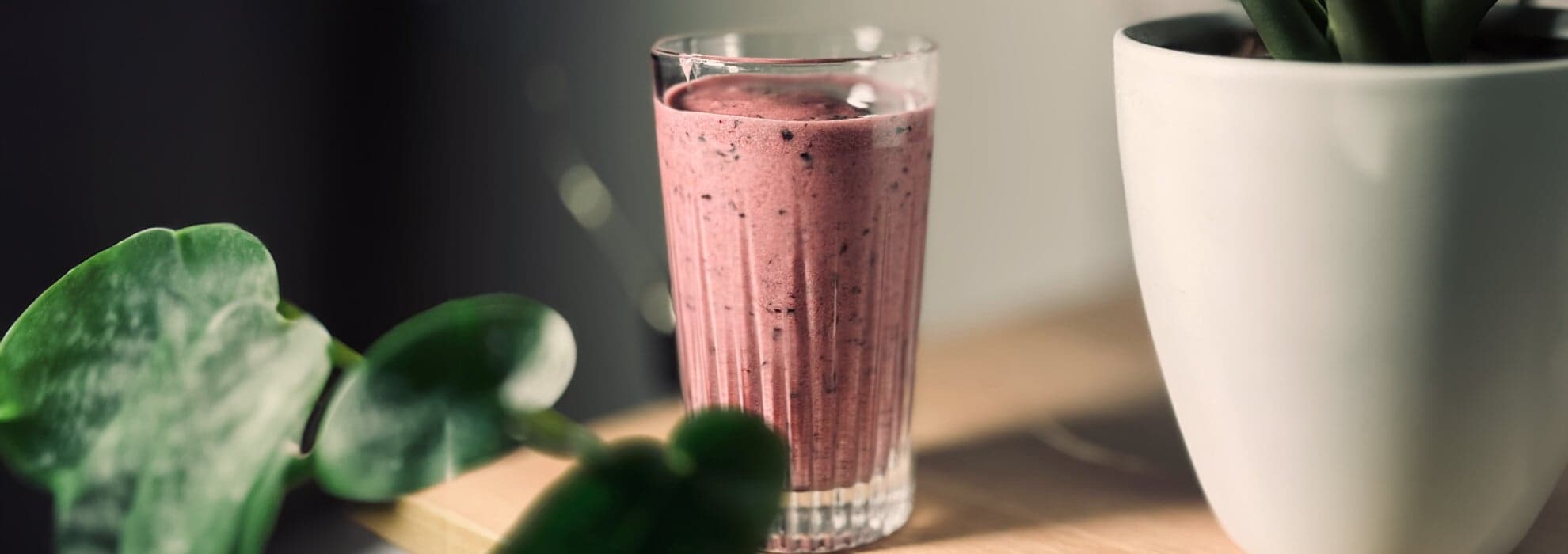 en rosa smoothie