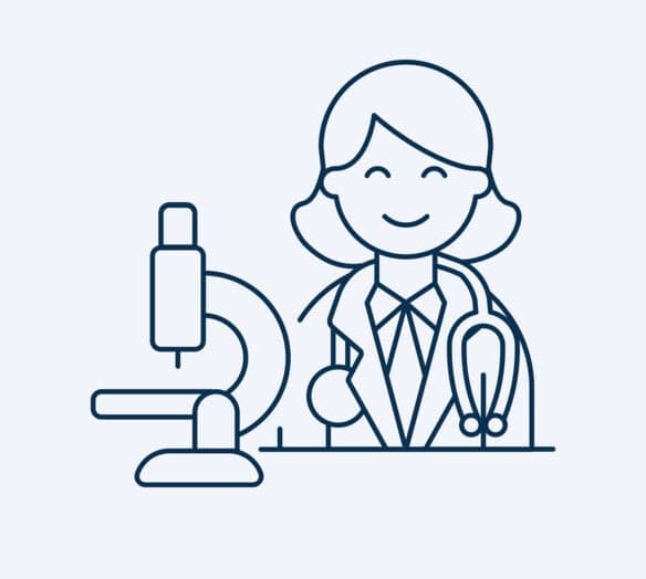 illustration av läkare illustration av läkare