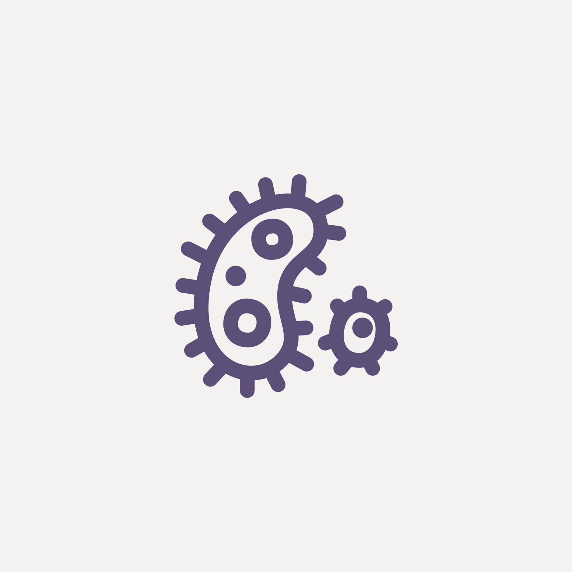 Illustration på bakterier Illustration på bakterier