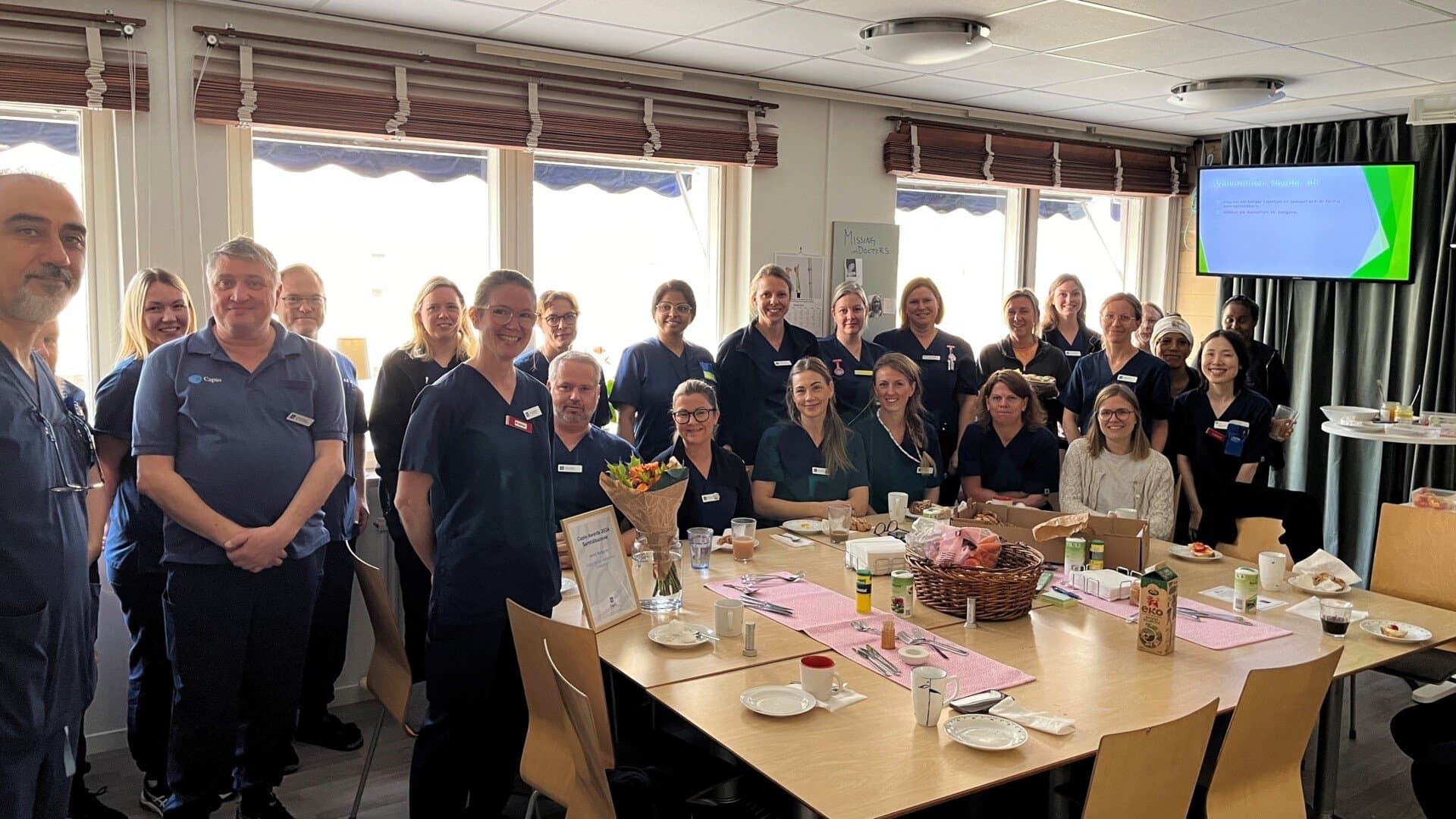 Jenny Berggren med sina kollegor Jenny Berggren med sina kollegor