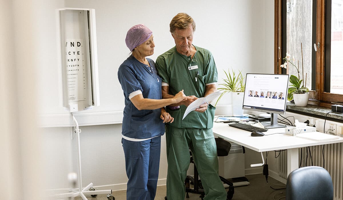 Ögonläkare samtalar