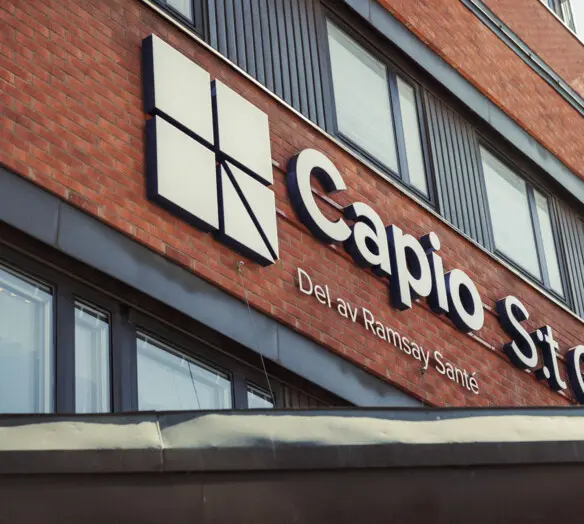 fasad Capio St Görans Sjukhus